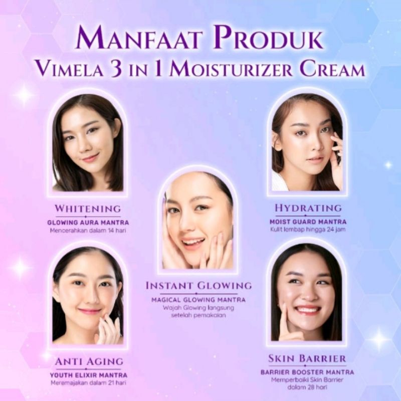 VIMELA BEAUTY GLOW 3 IN 1 MOSTURIZER CREAM