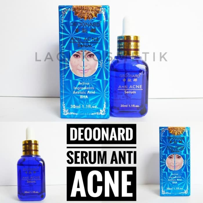 Unik SERUM ANTI ACNE DEOONARD   deonard biru New