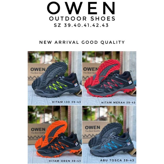 SEPATU OWEN ORIGINAL/SEPATU PRIA MURAH/SEPATU SNEKERS/SEPATU HIKINH