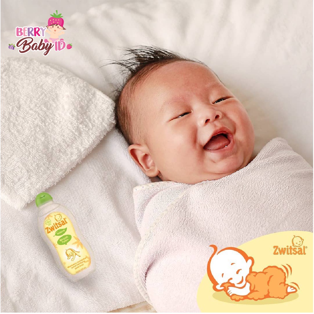 Zwitsal Baby Minyak Telon Bayi Anak Pereda Perut Kembung 100 ml Berry Mart