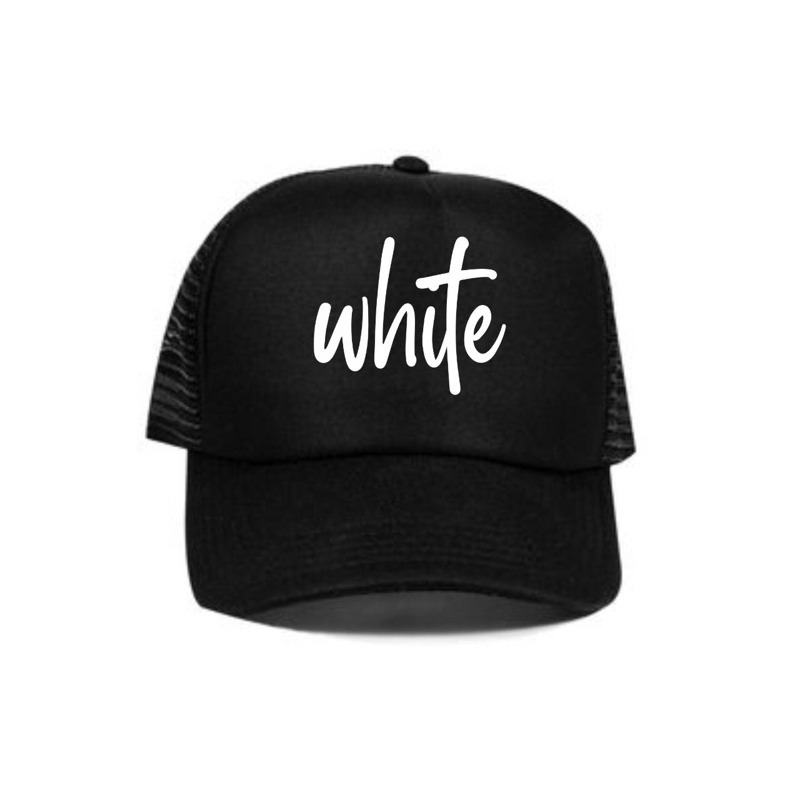 Topi Trucker white