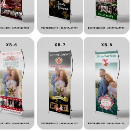 Cetak X-Banner Wedding/Pernikahan