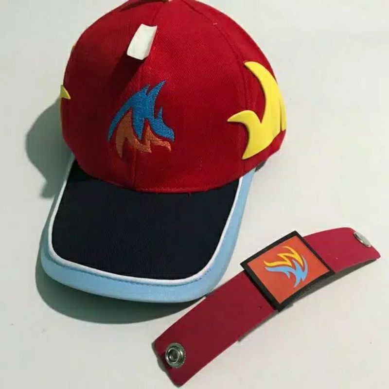 TOPI BOBOIBOY FROST FIRE BORDIR