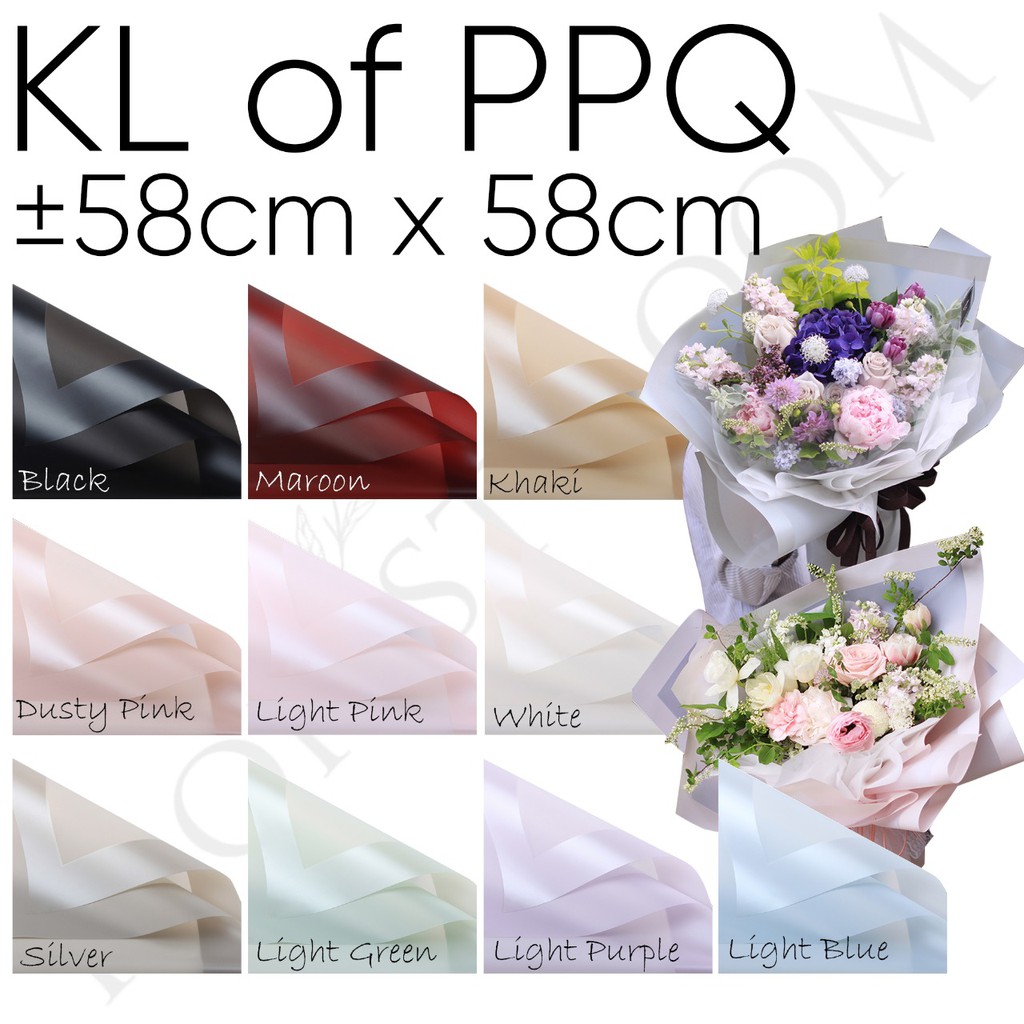 

20 Lembar KL of PPQ - Cellophane - Flower Wrapping