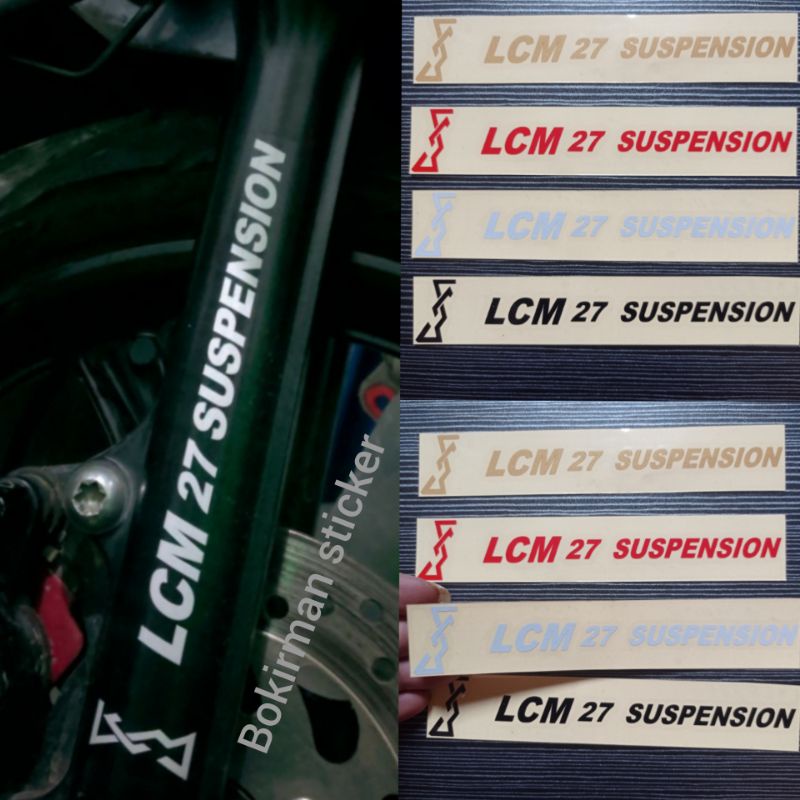 STICKER LCM 27 SUSPENSION CUTTING