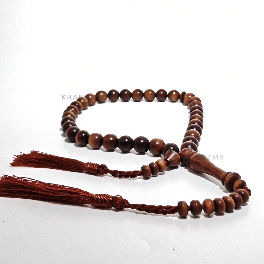 TASBIH KAYU STIGI DIM 10 MM ISI 33 BUTIR JUMBO EKSKLUSIF PERLENGKAPAN IBADAH SHOLAT DZIKIR FASHION MUSLIM