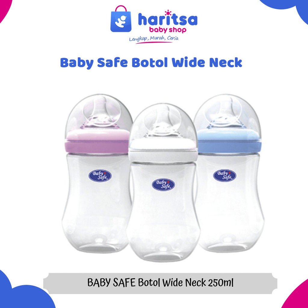 Baby Safe Botol Susu Wide Neck / Botol Susu Bayi