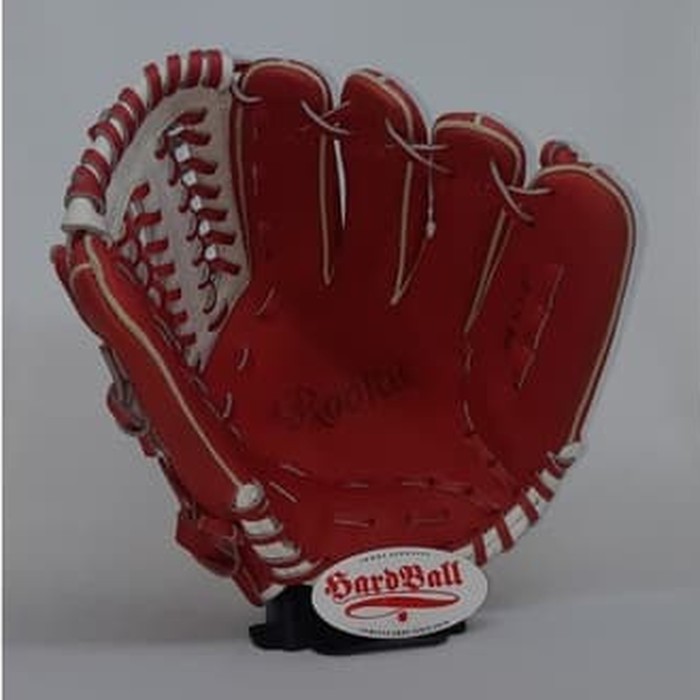 Kwalitas terjamin Glove Baseball Softball All Leather IKJ 11,5 inch Junior Red White Murah
