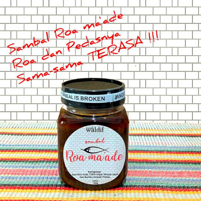 

Sambal Roa Ma'ade 180gr by rumah Waldif