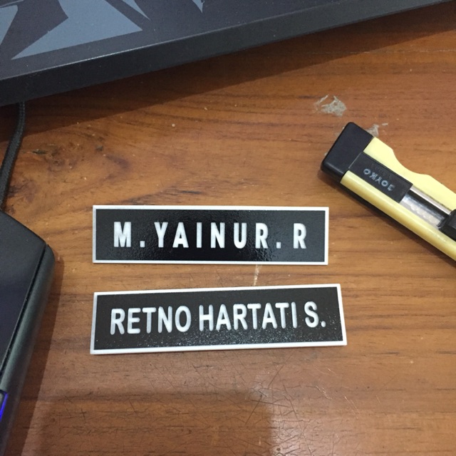 

Pin/Name Tag Grafkir Peniti