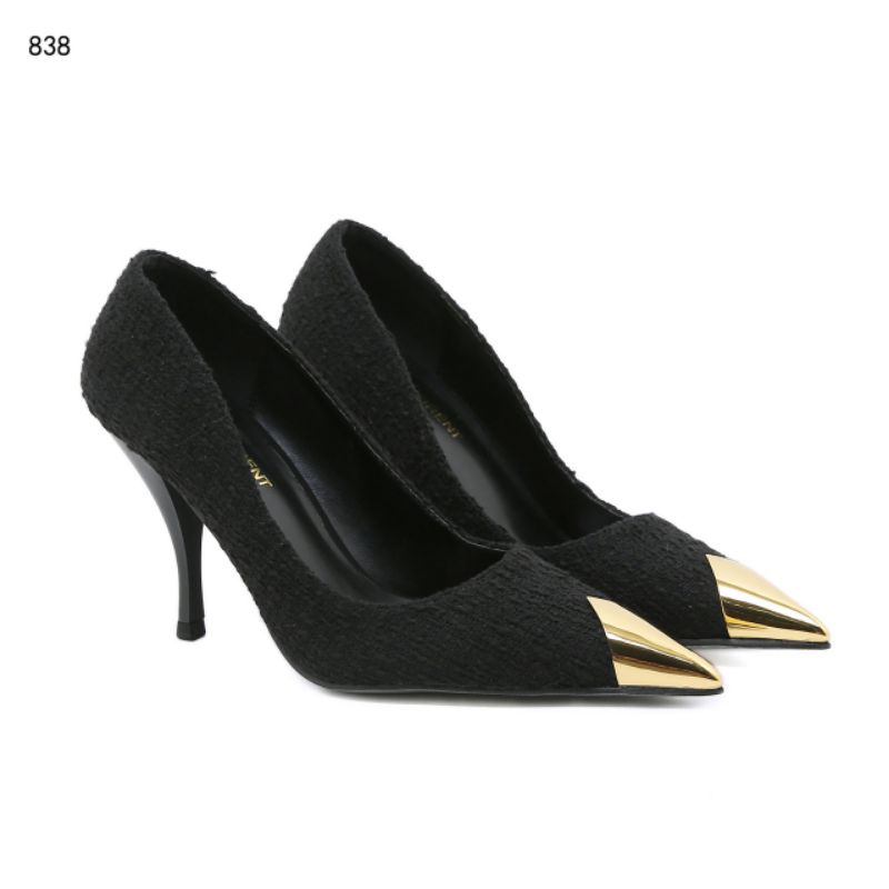 New Arrival Hot ItemYSL Yves Saint Laurent Pointed Toe Heels 838