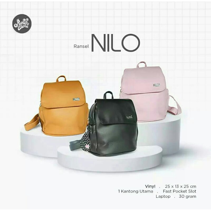 Tas Ransel Nilo Rumah Warna