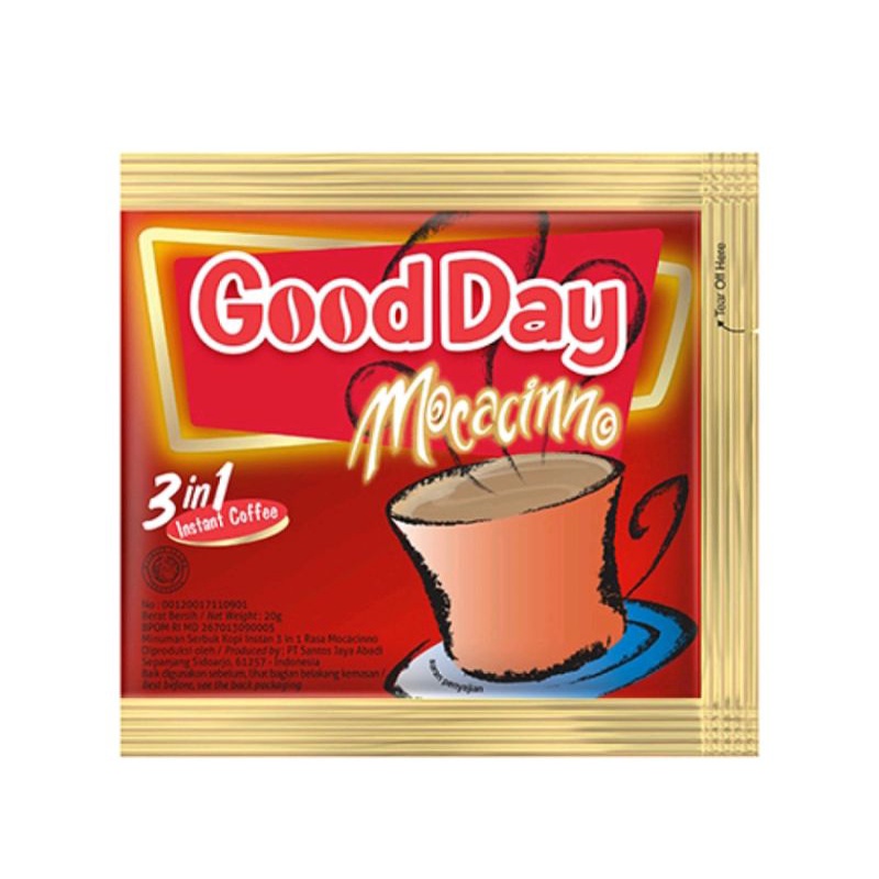 

Kopi good day mocacinno 1 Renceng @10pcs