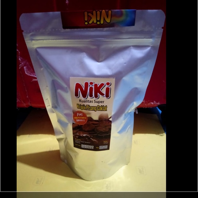 

Keripik pisang coklat “NIKI” coklat Rasa Bengbeng