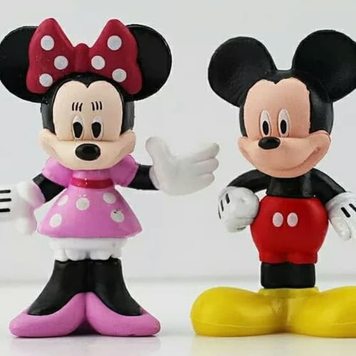 Topper Cake Kue Figure Donal Bebek Mickey Mouse Set isi 6 pcs