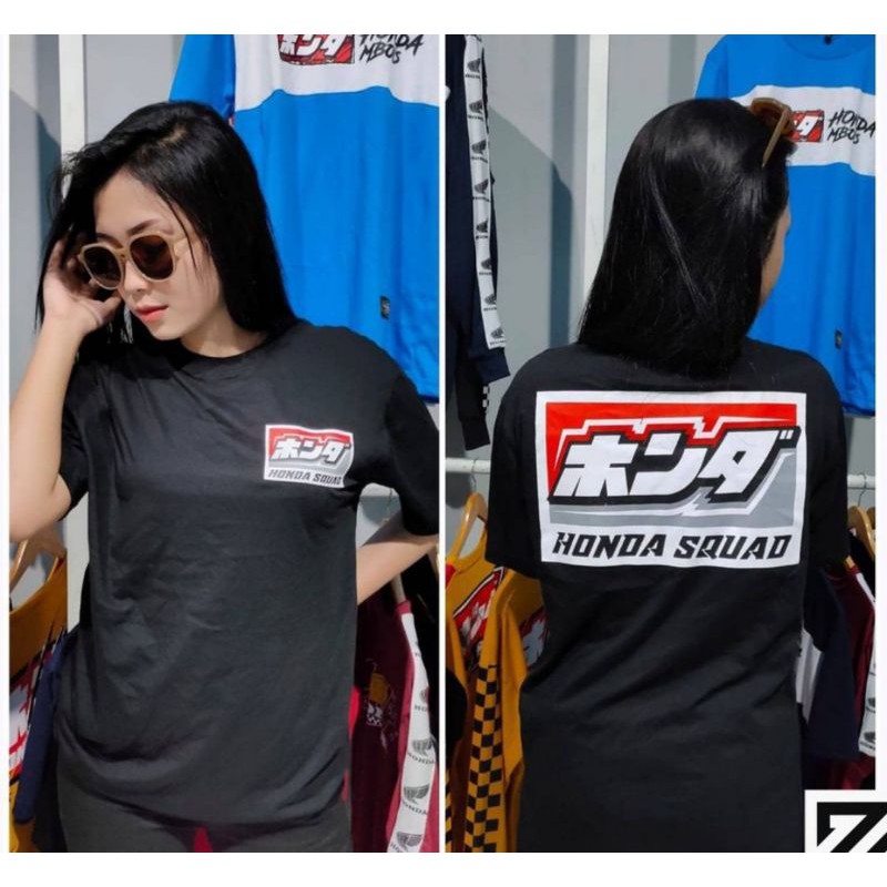 KAOS VIRAL HONDA SQUAD RACING pendek