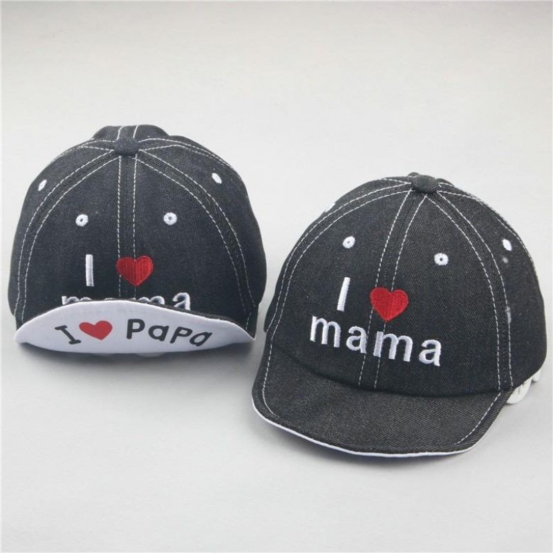 TSC - Topi Bayi I Love Papa I Love Mama Topi Anak