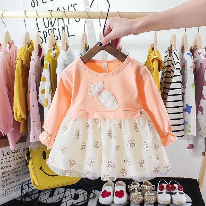 Dress anak / Dress tutu anak / dress tile anak perempuan / gaun pesta anak lucu umur 1-4tahun import-1