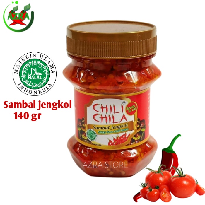

Chili Chila Sambal Jengkol Kemasan 140 gr Sambel HALAL