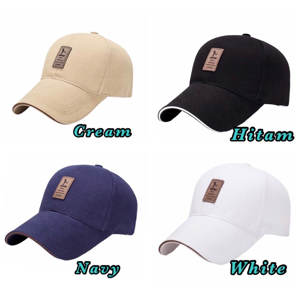 TERLARIS COD Topi Baseball Korea Pria Wanita Casual Premium Distro Ediko