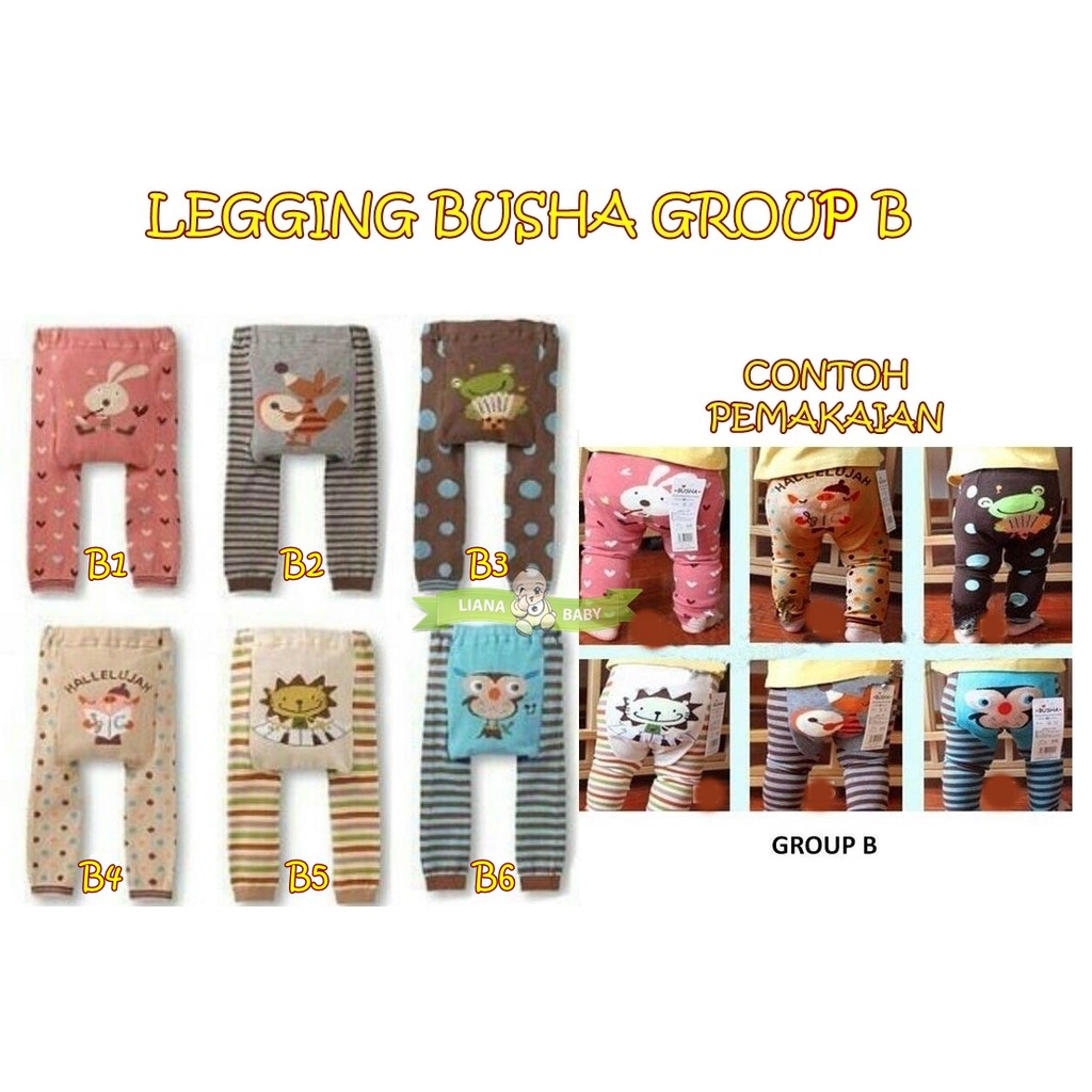 NEW LEGGING BUSHA LEGGING BAYI BUKA KAKI