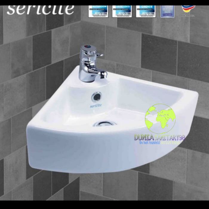 

paket komplit Wastafel sudut SERICITE wasthafel model toto