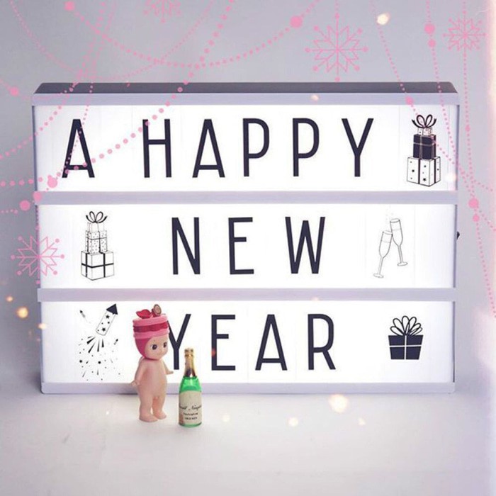 

Kawaii Sign Box LetterLampu Box Huruf Lepas Pasang&hd781