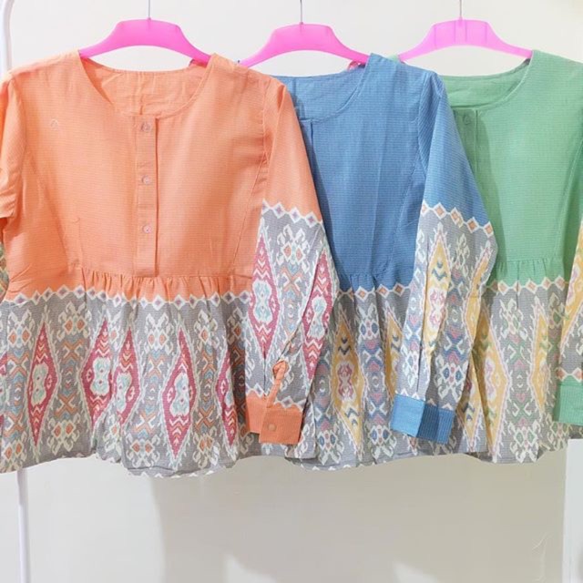 Atasan batik qb 634
