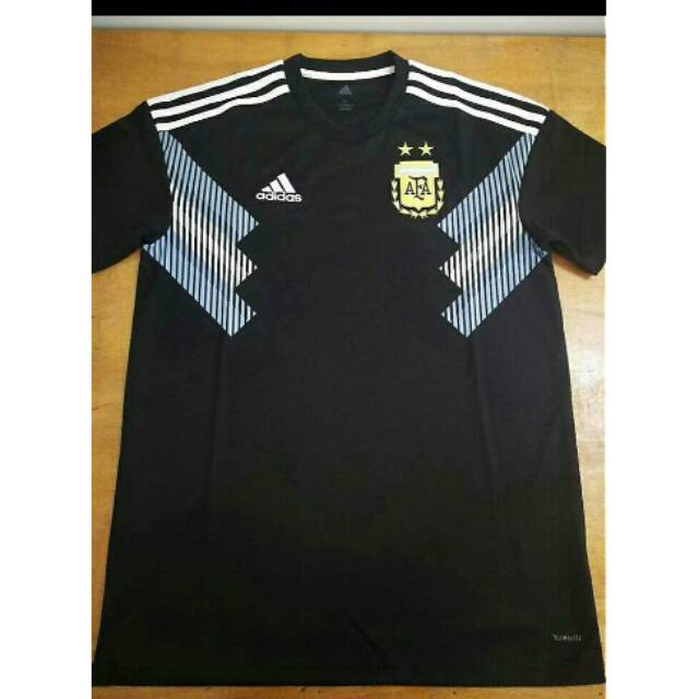 Jersey Baju Bola Timnas Argentina Home Away Hitam World Cup Piala Dunia 2018 2020 2021 Grade Ori Shopee Indonesia