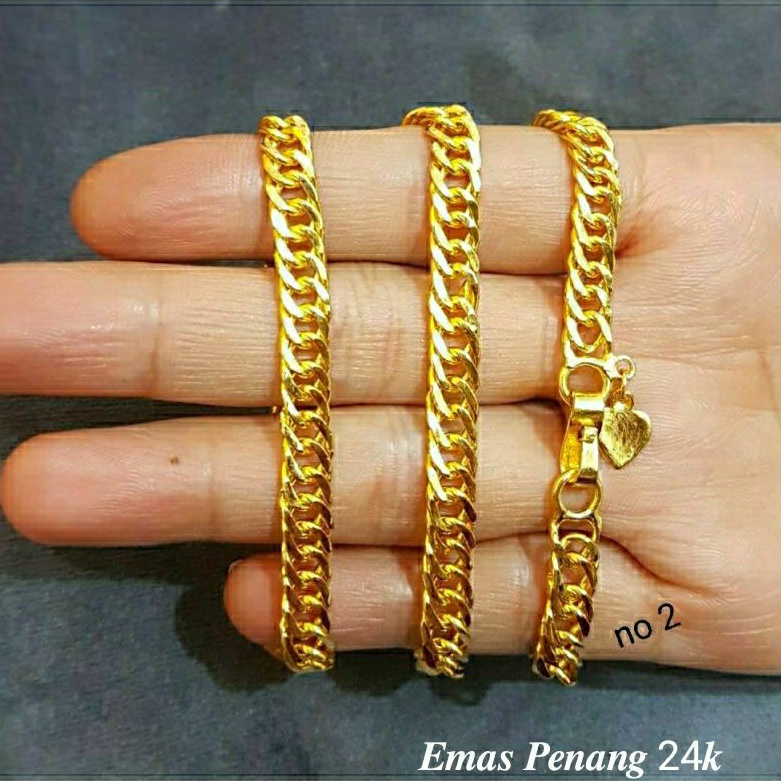 Gelang wanita RANTAI KECIL penang kode 17358