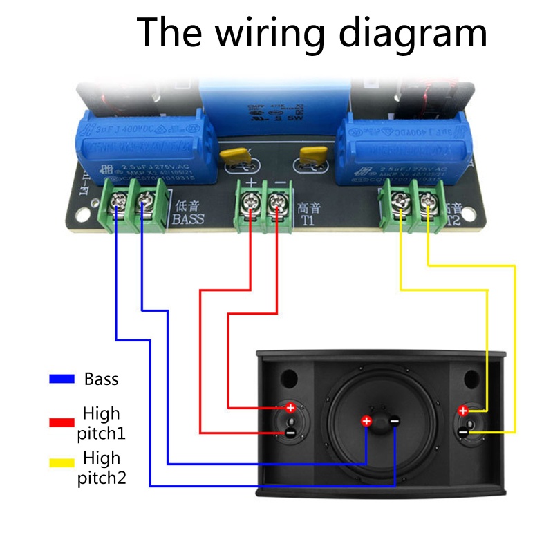 Btsg Modul Board Pembagi Frekuensi Filter Suara Hi-Fi Profesional