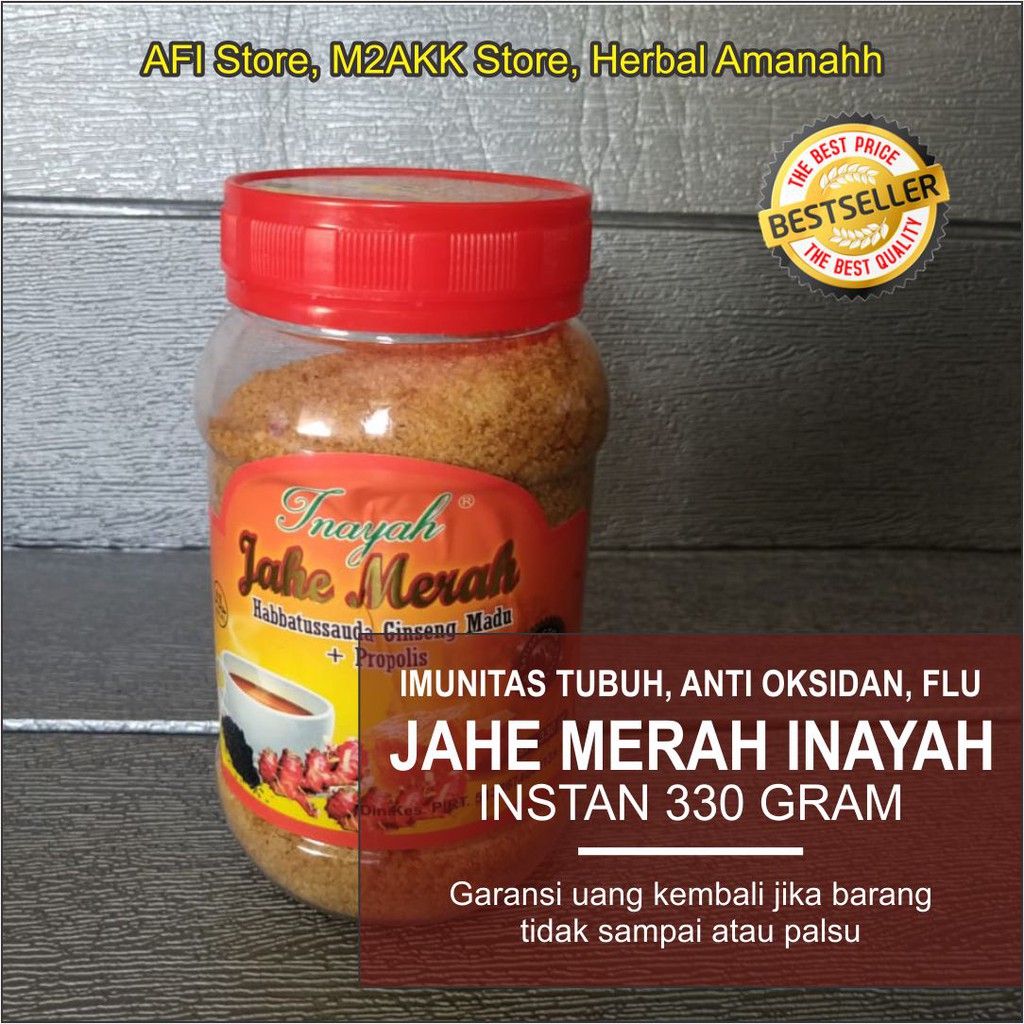 

Jahe Inayah | Jahe Merah Instan | Jahe Marah Kampungku