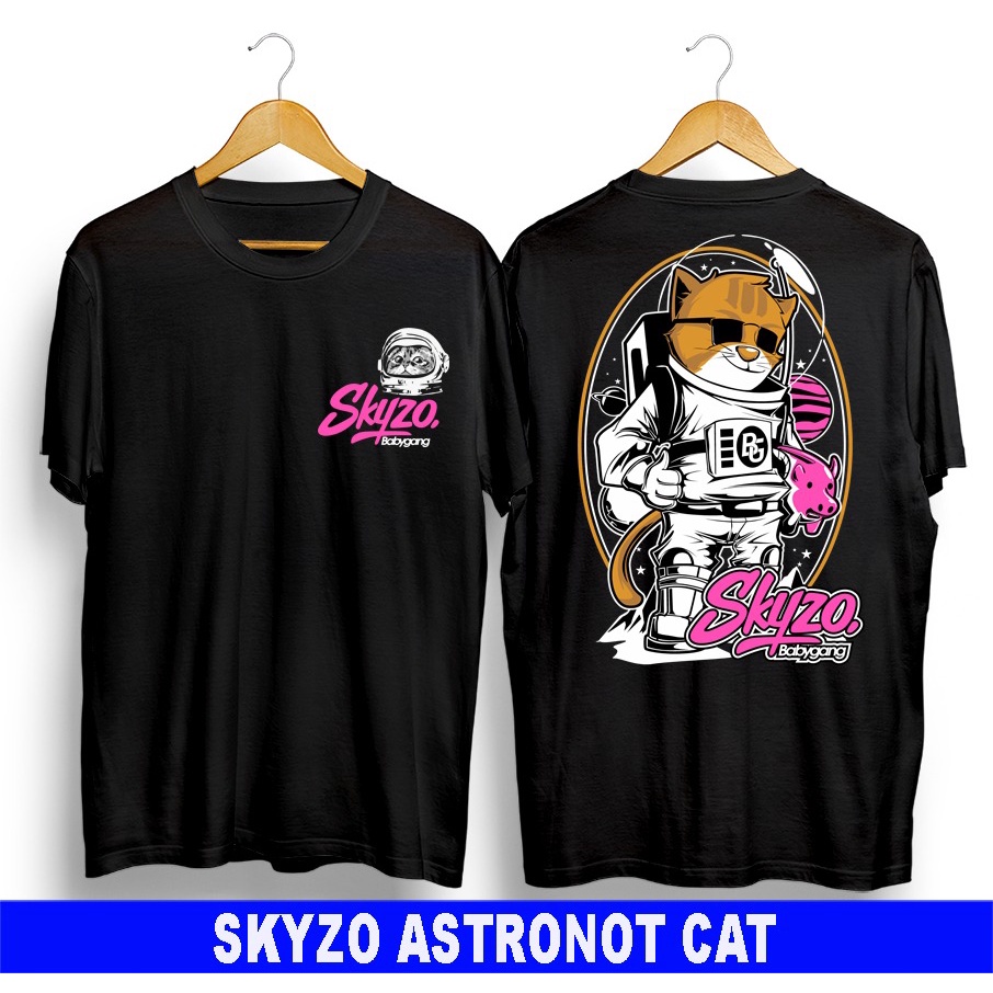 Kaos murah Kaos distro murah baju  distro pria t-shirt murah combed30s skyzo cat