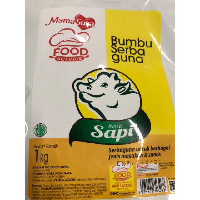 

Mamasuka Bumbu Ayam Serbaguna 900 gr