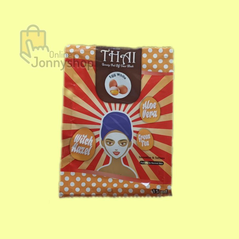 Thai masker wajah peel off mask saset 15ml