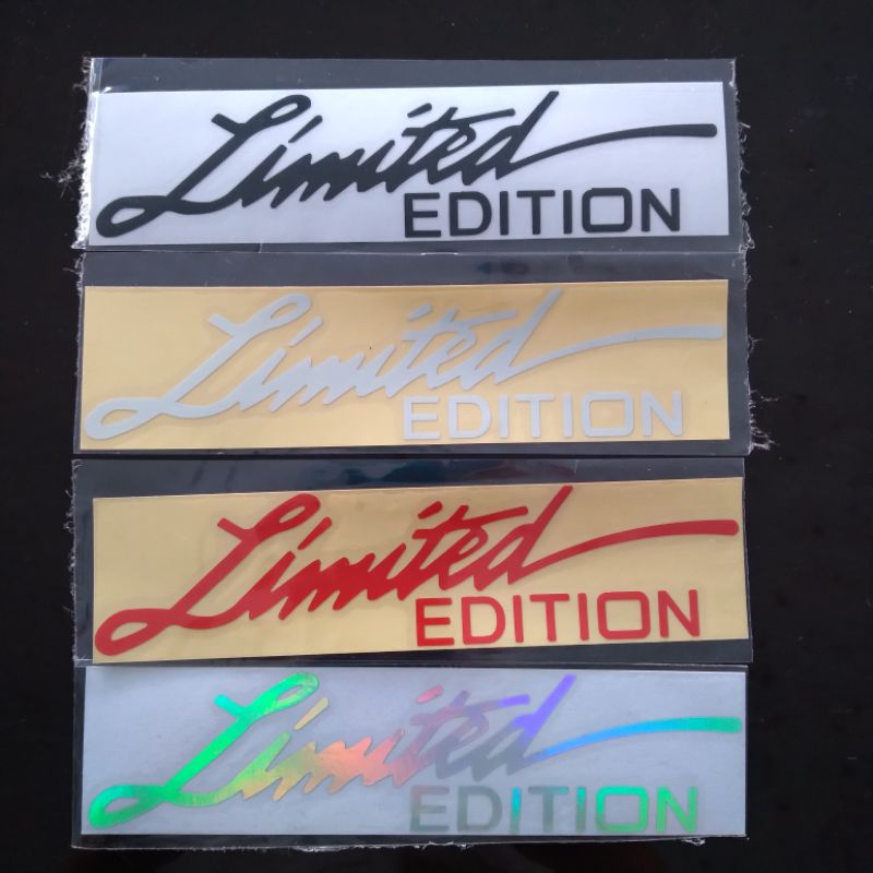 

stiker cutting LIMITED EDITION