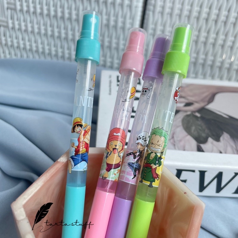 

PULPEN BATANG PARFUM 10ml MOTIF ONEPIECE 1 SET ISI 4