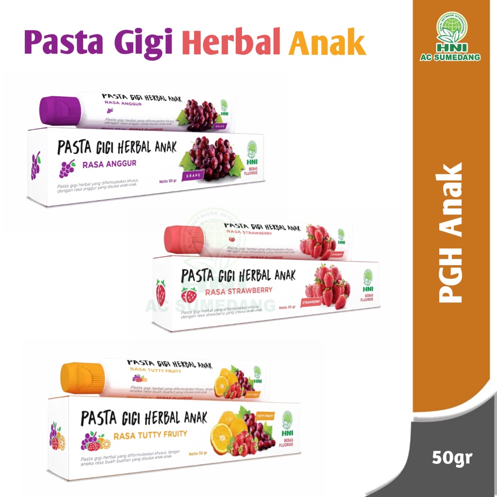 PASTA GIGI HERBAL ANAK PGH HNI HPAI