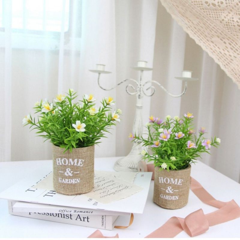 Bunga plastik hiasan Home&Garden set