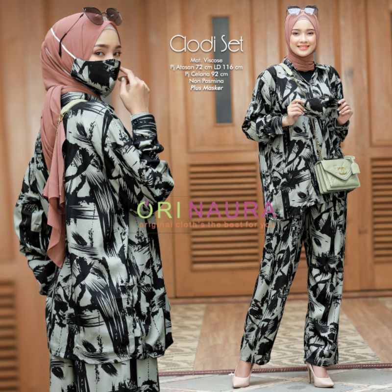 CLODI SET BAJU SETELAN PANT BY ORI NAURA