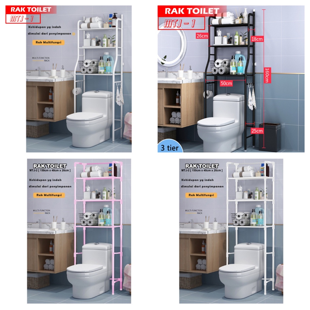 Rak toilet Kamar Mandi Rak Sabun Rak Toilet Organizer Storage Rack serbaguna homeliving