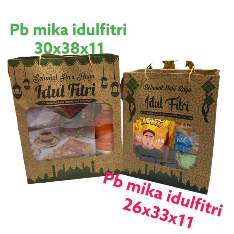 

tas kertas idul Fitri paperbag lebaran mika