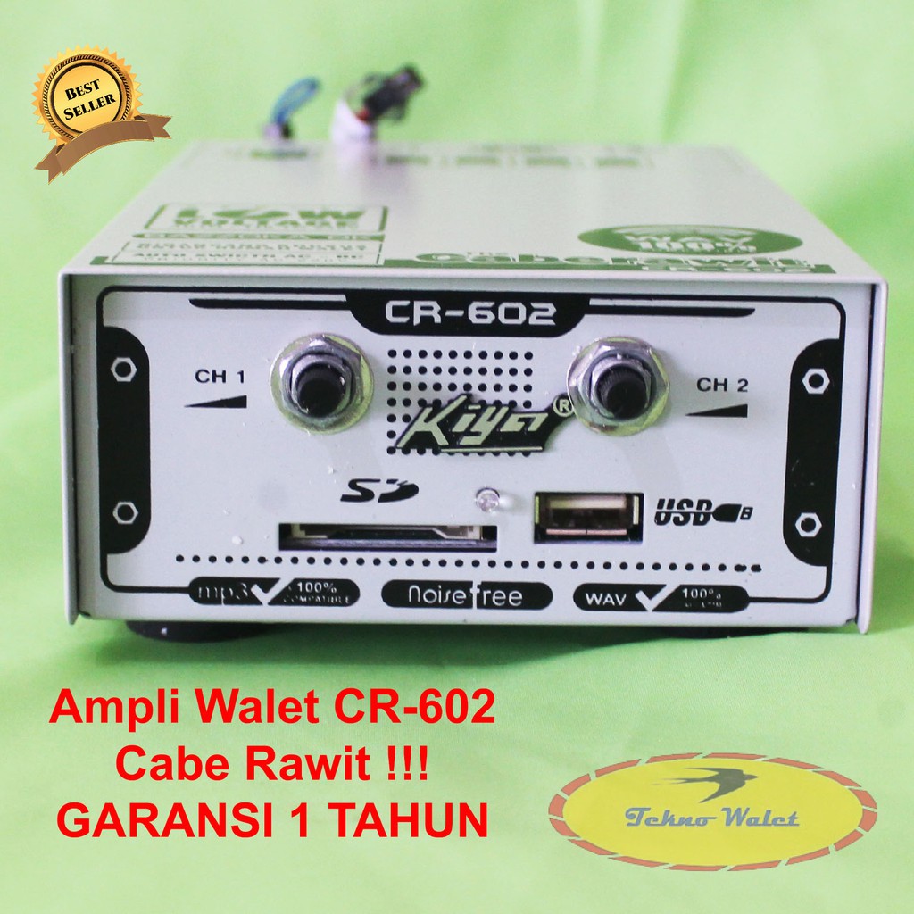 Ampli Walet Kiya CR602, mesin panggil walet