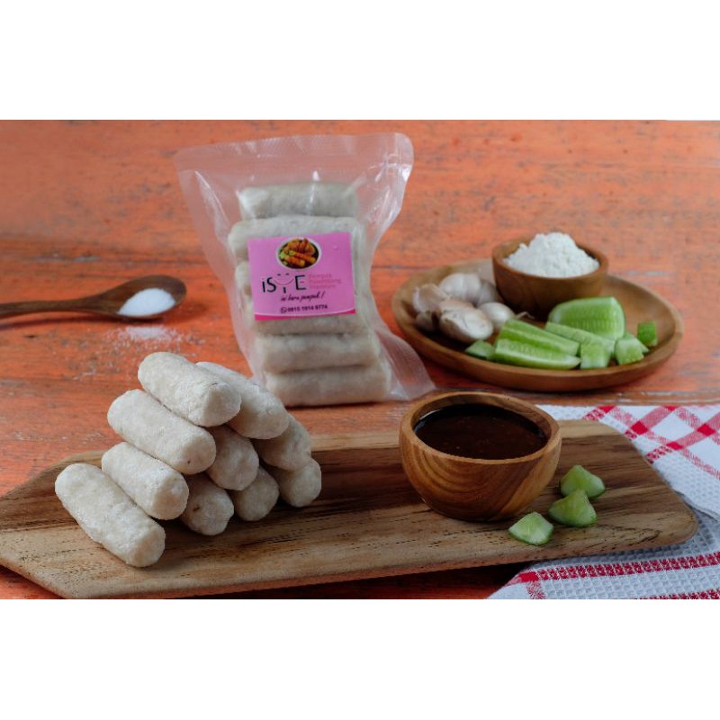 

Pempek Isye lenjer kecil isi 10