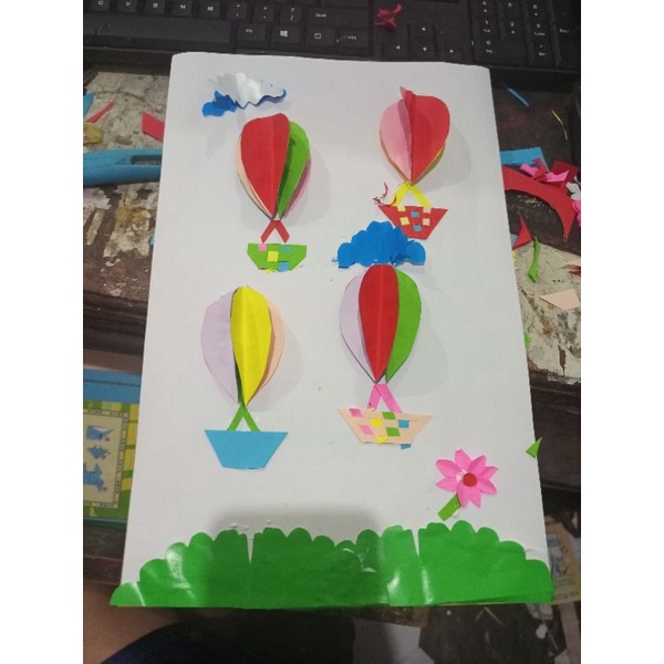 Karya Seni Aplikasi Balon Udara / SBDP kelas 4