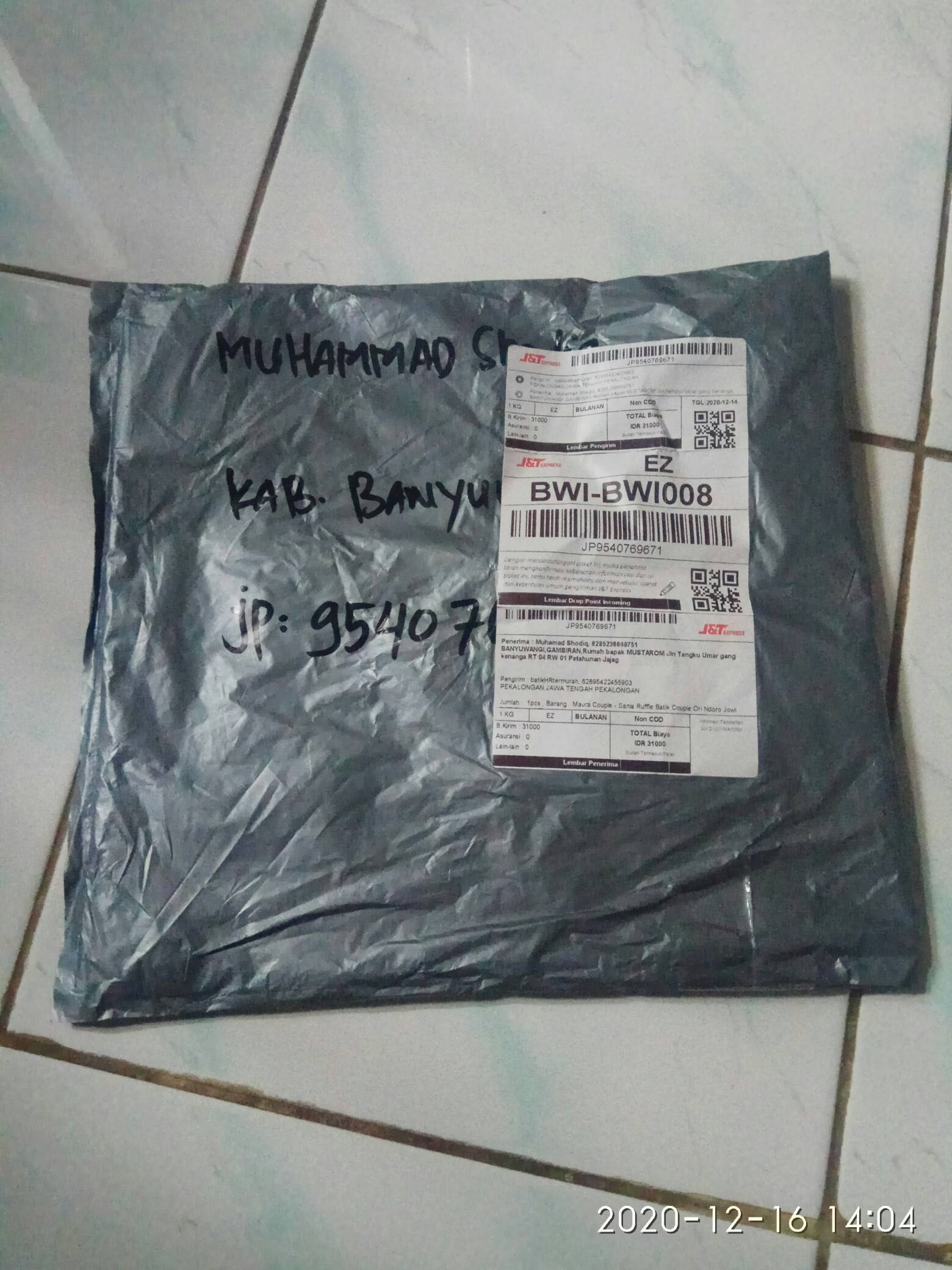 Maura Couple - Sania Ruffle Batik Couple Ori Ndoro Jowi Dnt Garansi Termurah