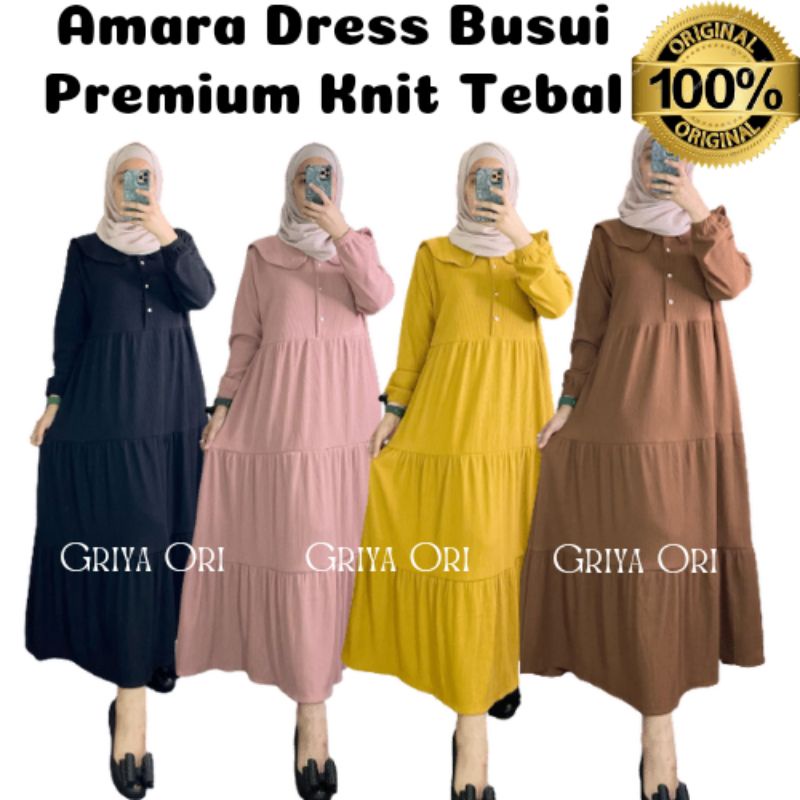 Ilmyra Clarke Dress Terbaru Knit Rib Ori