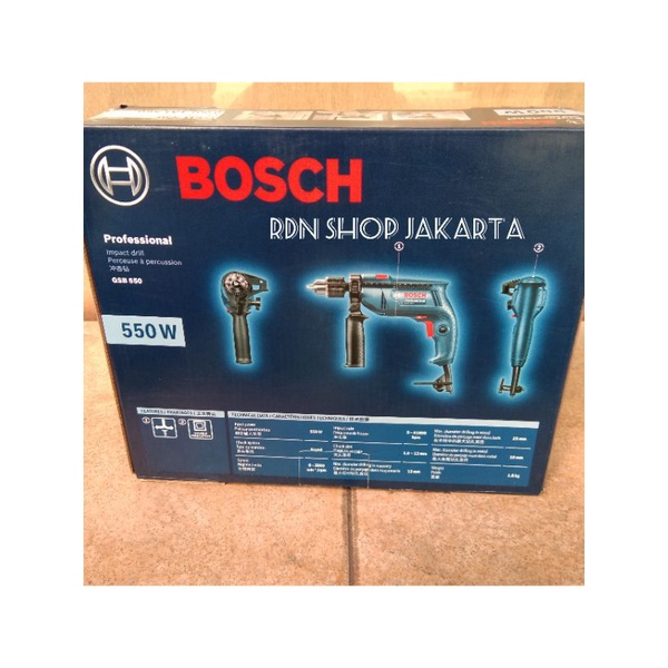 Bosch GSB 550  mesin bor impact drill 550 watt original Bosch