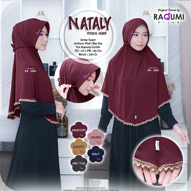 Nataly Renda Hijab By Original Raqumi Hijab