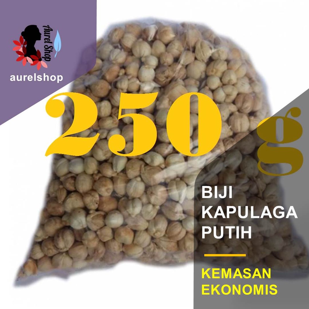 

250 gram Biji Kapulaga Putih / Kapol
